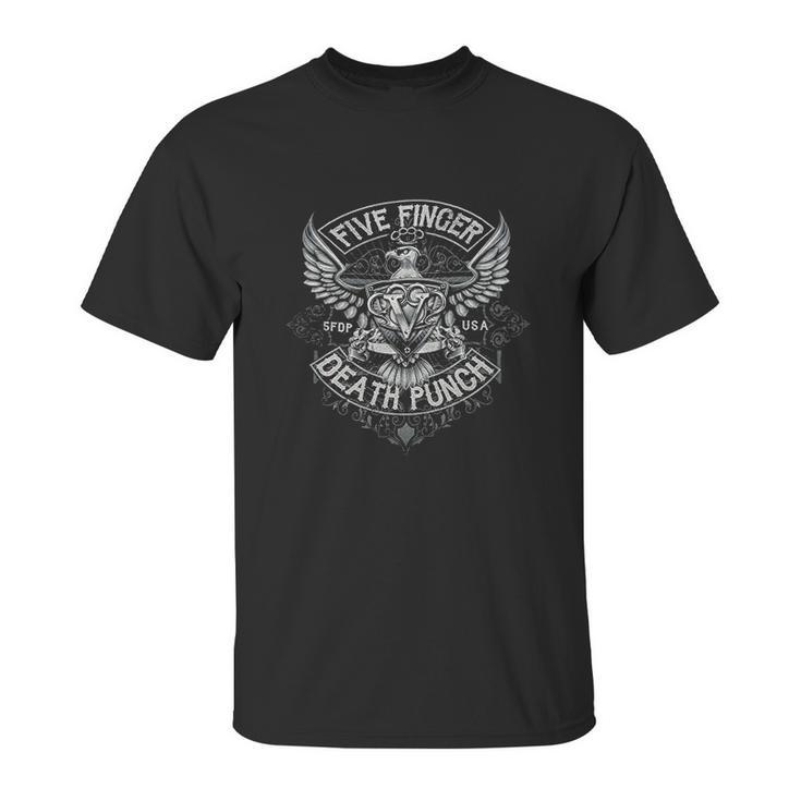 Five Finger Death Punch Howe Eagle Crest Unisex T-Shirt