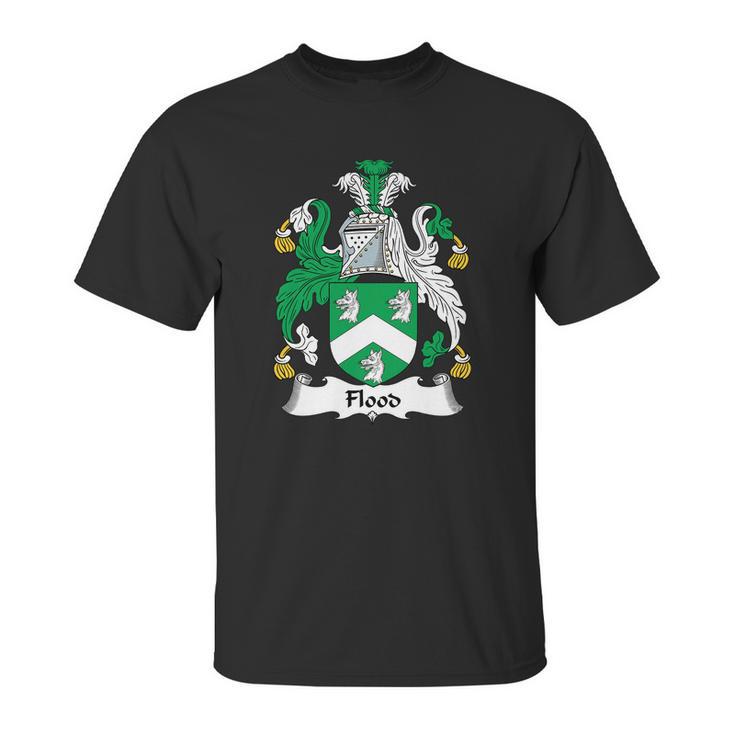 Flood Coat Of Arms Irish Family Crests Unisex T-Shirt