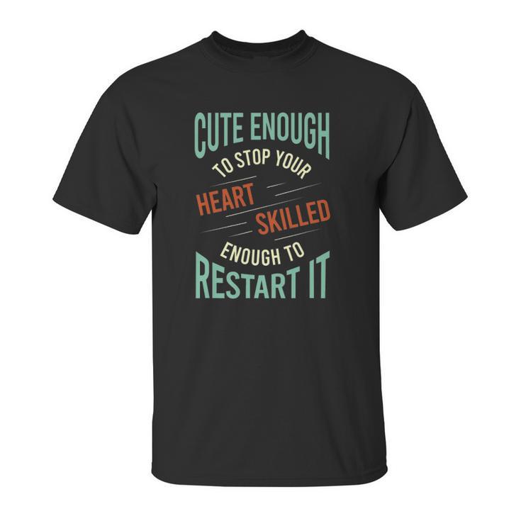 Funny Paramedic Saying Rescue Emt Ems Unisex T-Shirt