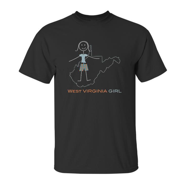 Funny West Virginia Wv Girls West Virginia Unisex T-Shirt