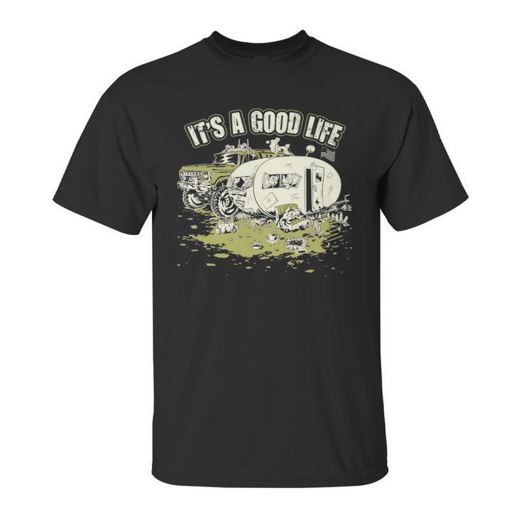 Good Life Jeep Car Camping Unisex T-Shirt