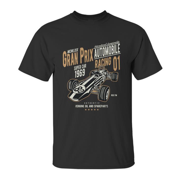 Gran Prix 1969 Vintage Retro Racing Open Wheel Graphic Design Printed Casual Daily Basic Unisex T-Shirt