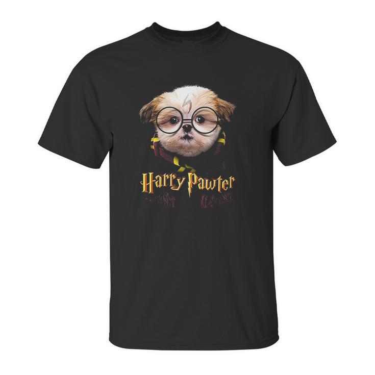 Harry Pawter Cute And Funny Shih Tzu Puppy Dog Lover Unisex T-Shirt