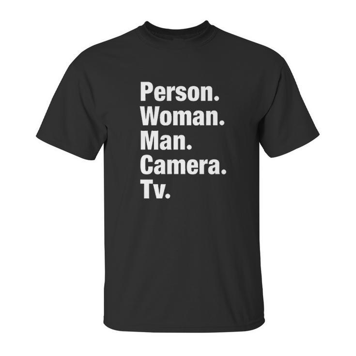 Iron Person Woman Man Camera Unisex T-Shirt