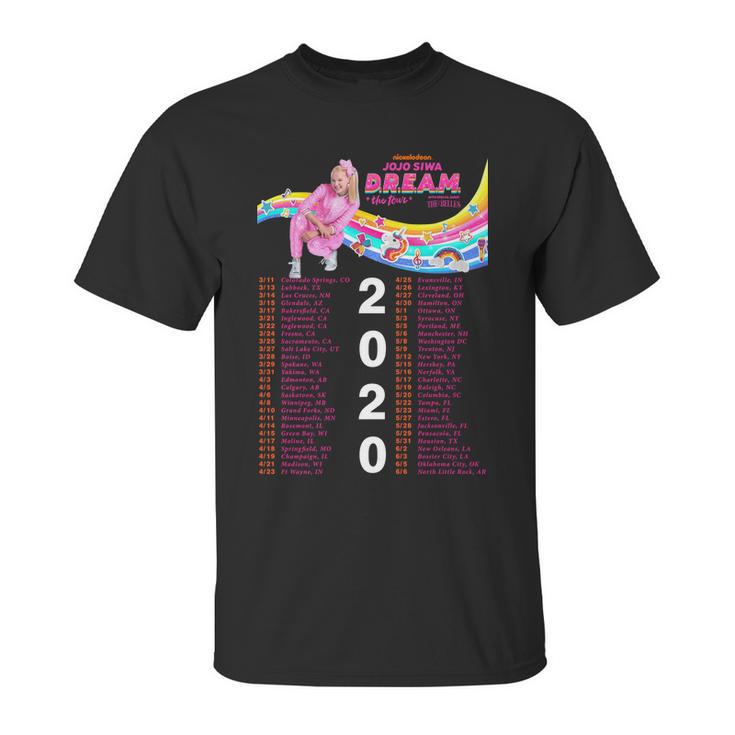 Jojo Siwa Dream 2020 Dates Unisex T-Shirt