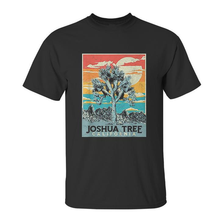 Joshua Tree National Park Vintage Artistic Graphic Design Unisex T-Shirt