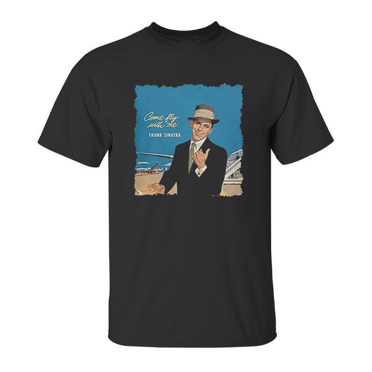 Kaq Houhui Frank Sinatra Come Fly With Me Men Oversize Leisure Unisex T-Shirt