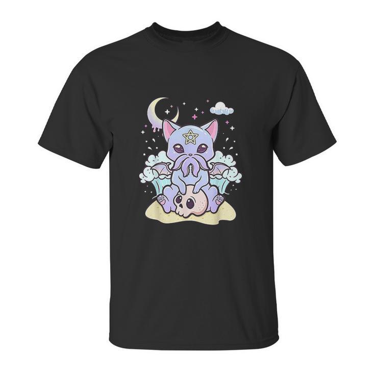 Kawaii Pastel Goth Cute Creepy Creature Skull Unisex T-Shirt