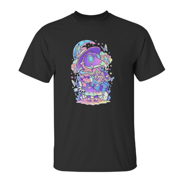 Kawaii Pastel Goth Cute And Creepy Plague Doctor Unisex T-Shirt