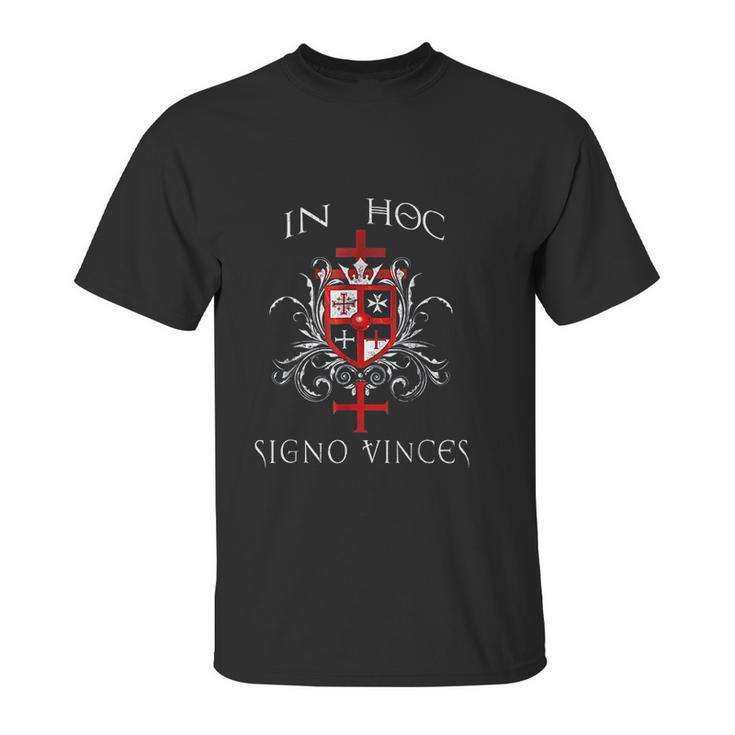 Knights Templar In Hoc Signo Vinces Unisex T-Shirt