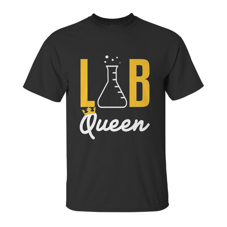 Lab Tech Queen Med Technician Funny Gift Supervisor Coworker Unisex T-Shirt