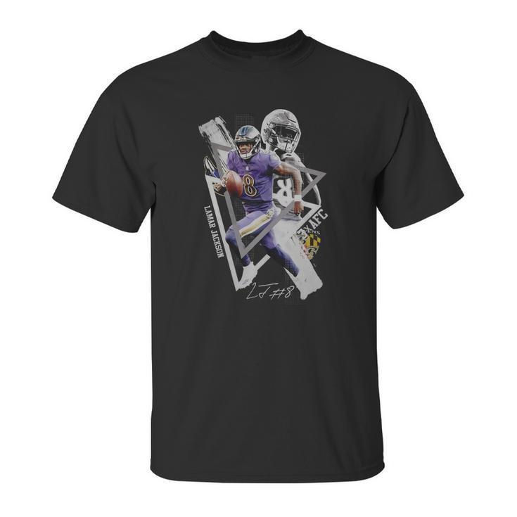 Lamar Jackson 8 Afc Signature Shirt Unisex T-Shirt