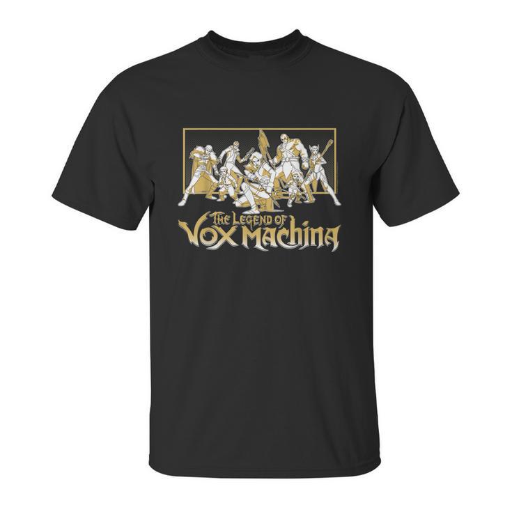 The Legend Of Vox Machina Main Characters Fight Pose Unisex T-Shirt