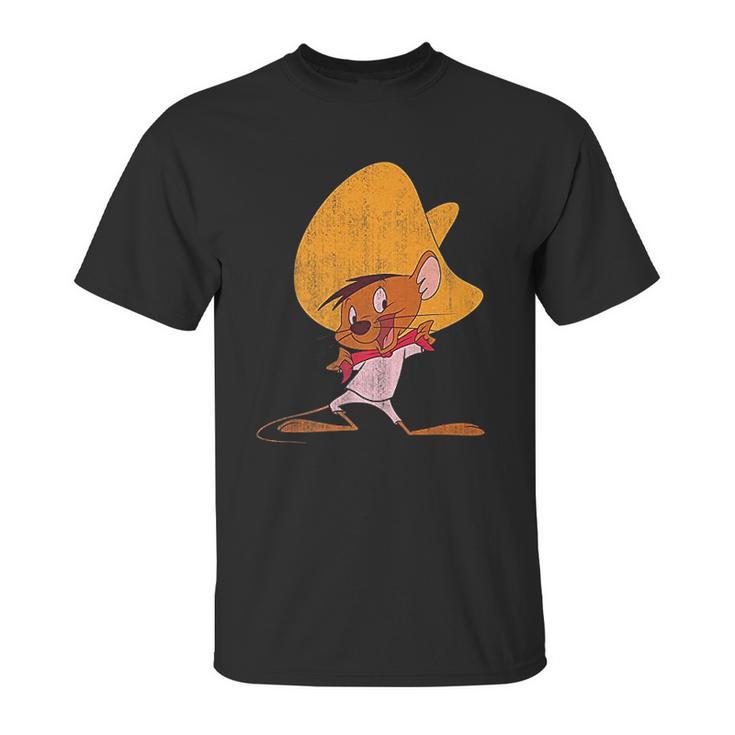 Looney Tunes Speedy Gonzales Red Hue Portrait Unisex T-Shirt