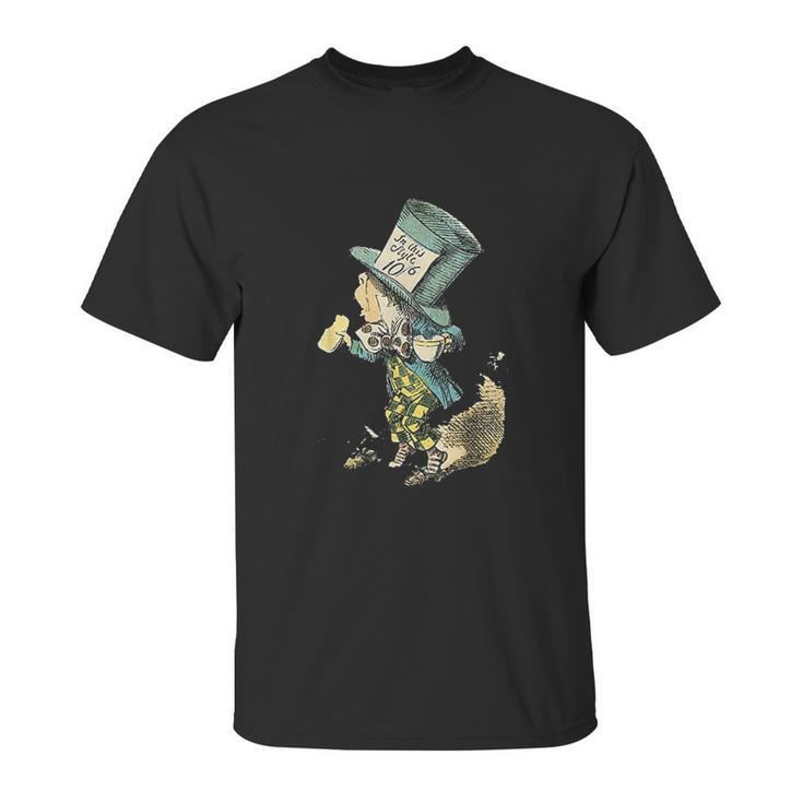 Mad Hatter Vintage Illustration Unisex T-Shirt