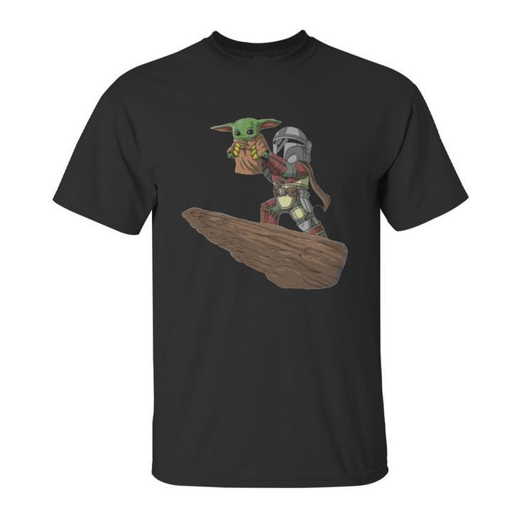 The Mandalorian Boba Fett Baby Yoda Unisex T-Shirt