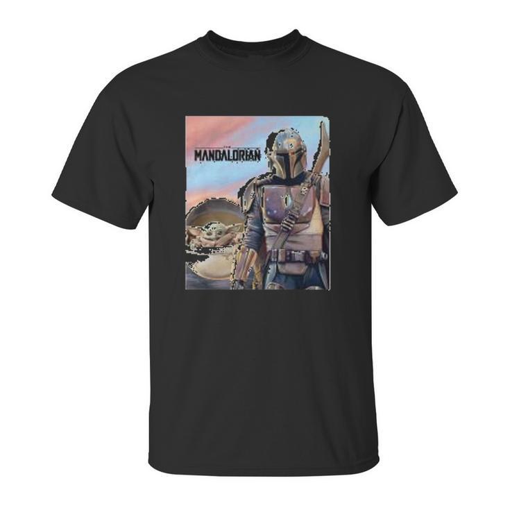 The Mandalorian The Child Painting Unisex T-Shirt