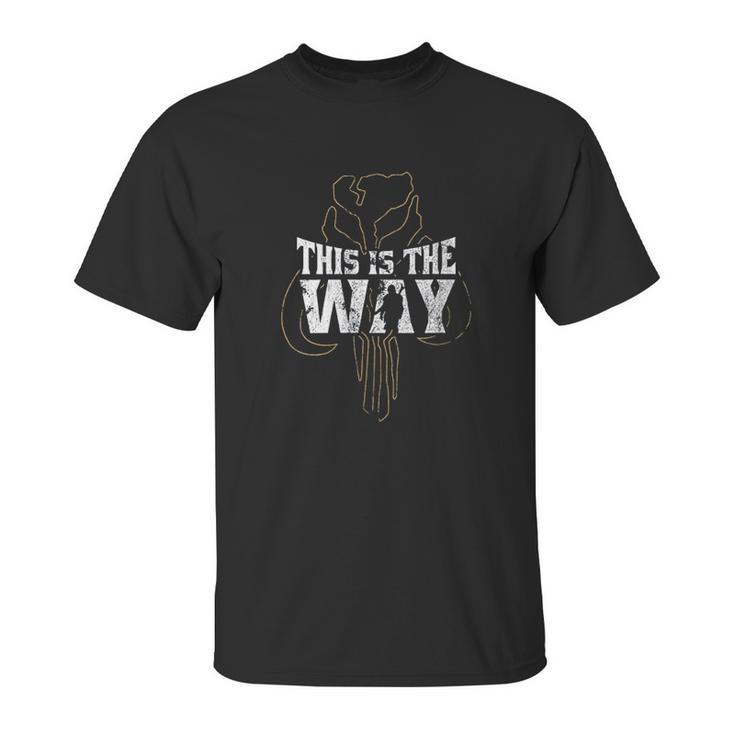 The Mandalorian This Is The Way Mythosaur Overlay Unisex T-Shirt