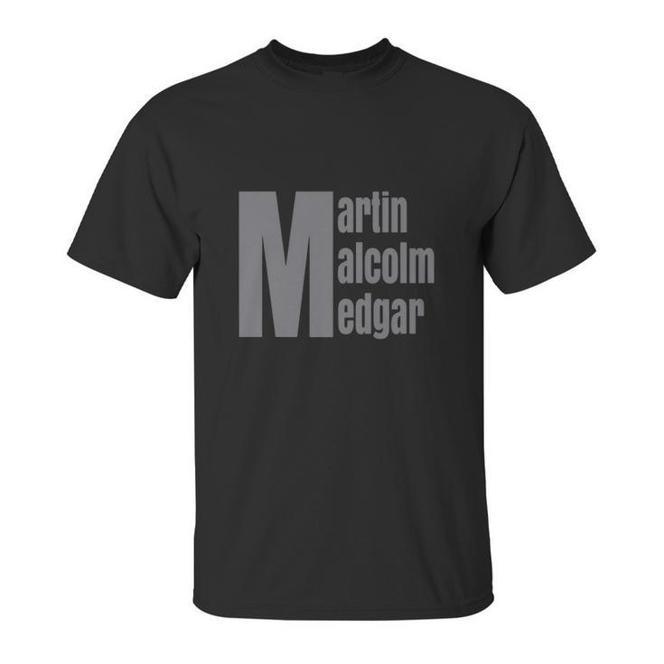 Martin Malcolm Medgar African American Afrocentric Unisex T-Shirt