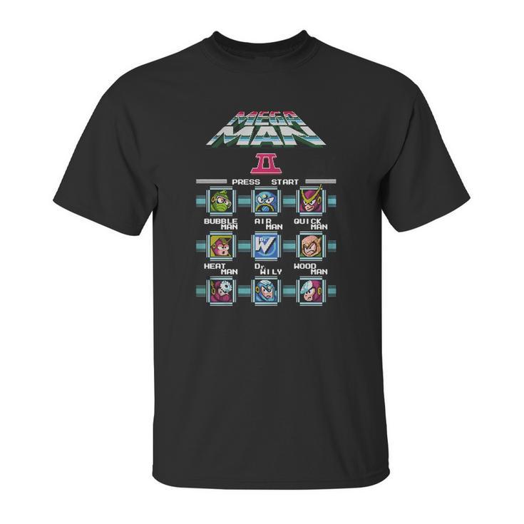 Megaman 2 Stage Select T-Shirt Unisex T-Shirt