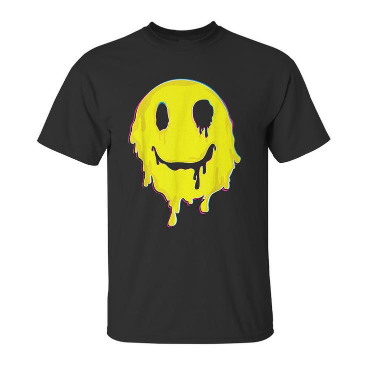 Melting Smiley Face Halloween Unisex T-Shirt