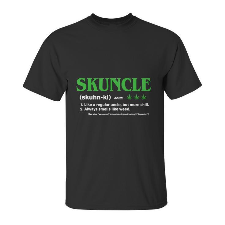 Mens Skuncle Definition - Funny Gift Marijuana Weed Fun Uncle Shirt T Shirt Hoodie Unisex T-Shirt