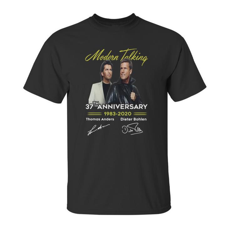 Modern Talking 37Th Anniversary 1983-2020 Signatures Shirt Unisex T-Shirt