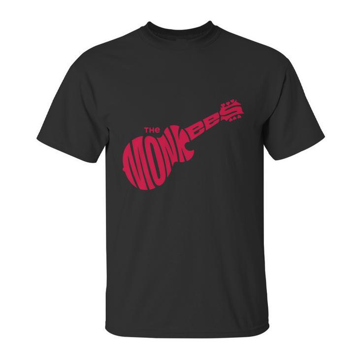 The Monkees Band Logo Pink Unisex T-Shirt