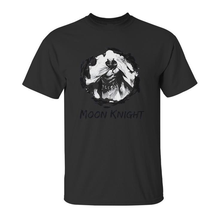 Moon Knight Paint Smudge Print Graphic Unisex T-Shirt