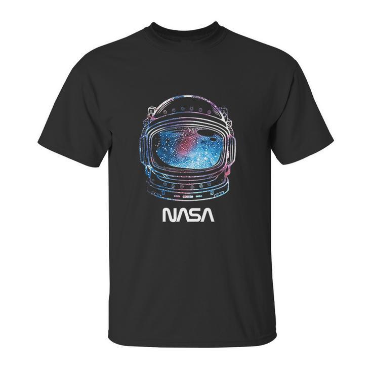 Nasa Galaxy Lineart Fill Helmet Unisex T-Shirt