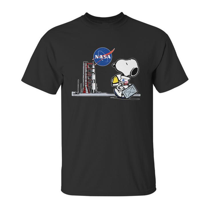 Nasa Snoopy Astronaut T-Shirt Unisex T-Shirt