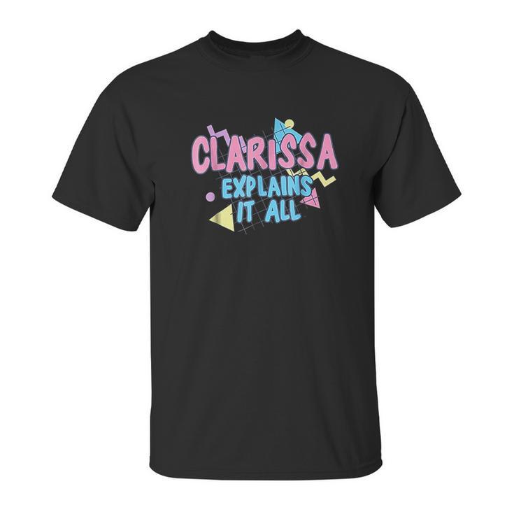 Nick Rewind Clarissa Explains It All Logo Unisex T-Shirt