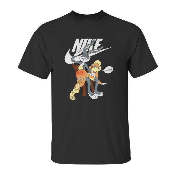 Nike Bugs Bunny Spanking Lola Just Do It Unisex T-Shirt