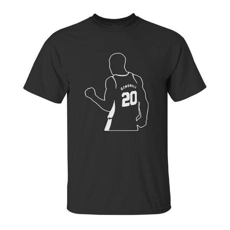 Official Gracias Manu Ginobili 20 Shirt Unisex T-Shirt