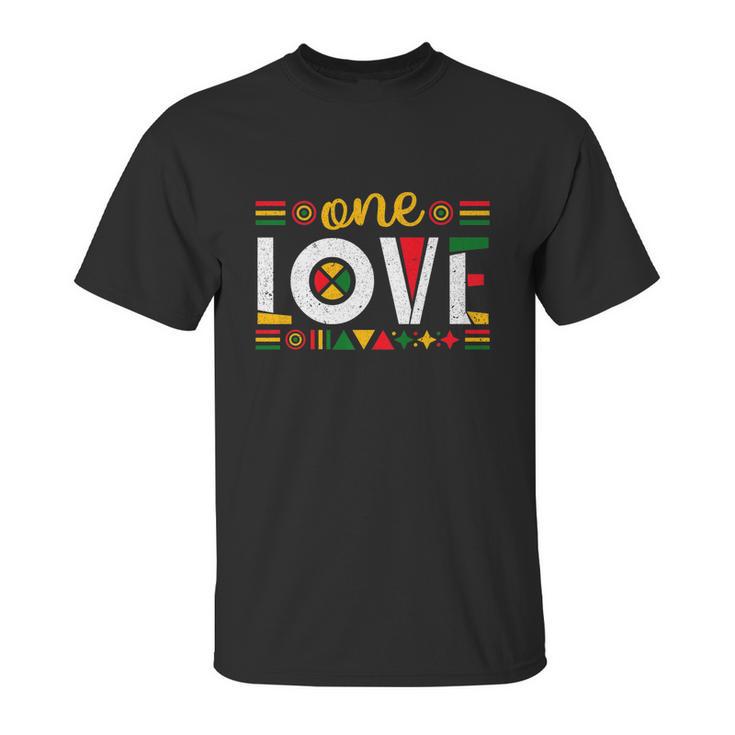 One Love Rasta Reggae Jamaica Music Lover Unisex T-Shirt