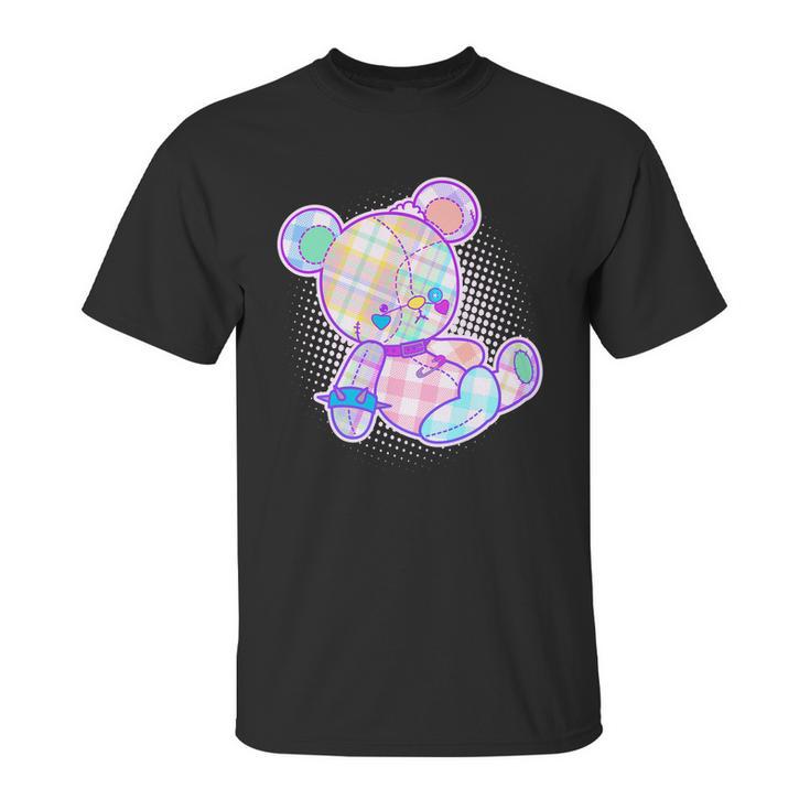 Pastel Kawaii Cute Goth Punk Teddy Bear Unisex T-Shirt