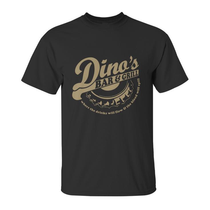 Phil Lynott Inspired  Dinos Bar And Grill Unisex T-Shirt