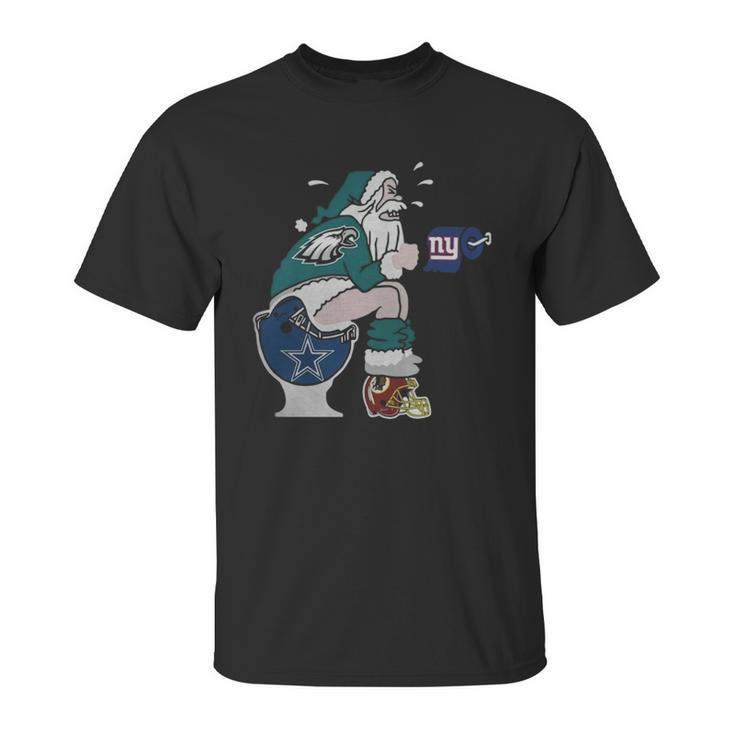 Philadelphia Eagles Santa Claus Unisex T-Shirt