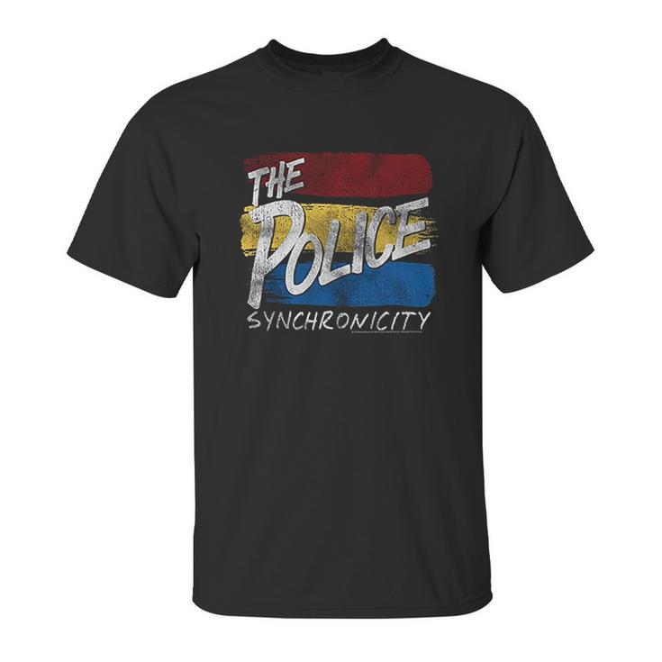 The Police Rock Band Sync Inverted Synchronicity Unisex T-Shirt