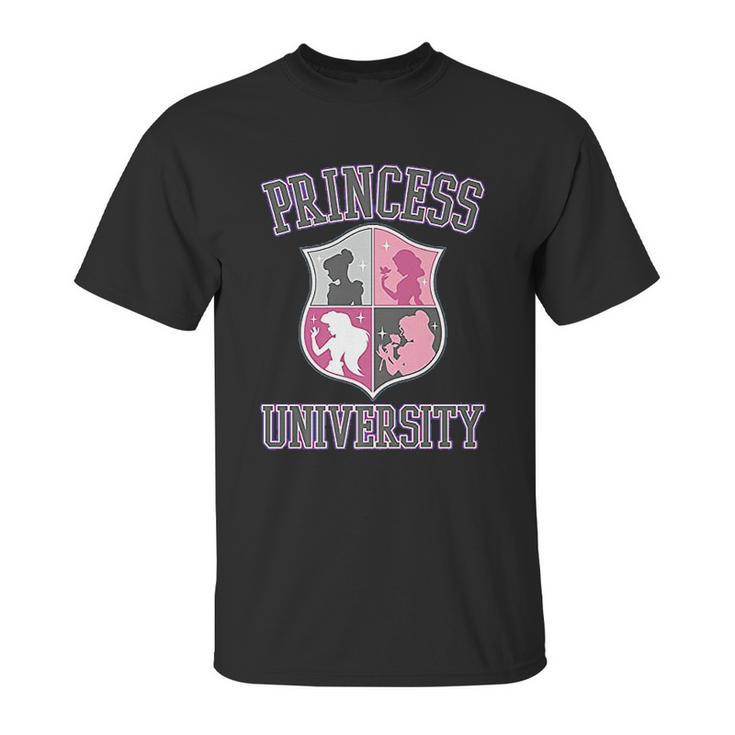 Princess University College Text Logo Unisex T-Shirt