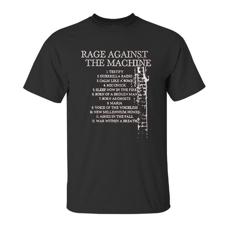 Rage Against The Machine Battle Of Los Angeles Album Unisex T-Shirt