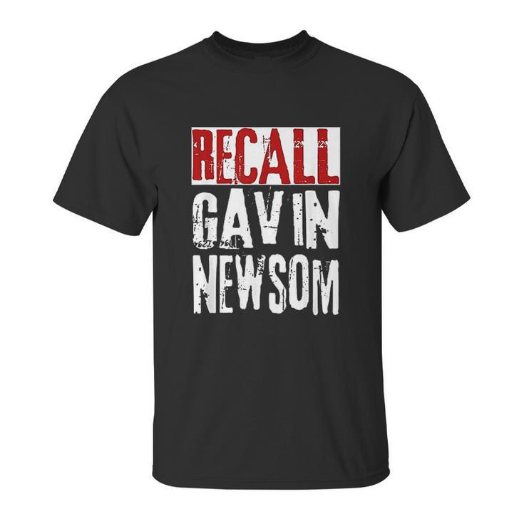 Recall Gavin Newsom Ca California Governor Gavin Newsom Unisex T-Shirt