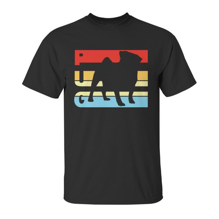 Retro Pug Logo Unisex T-Shirt