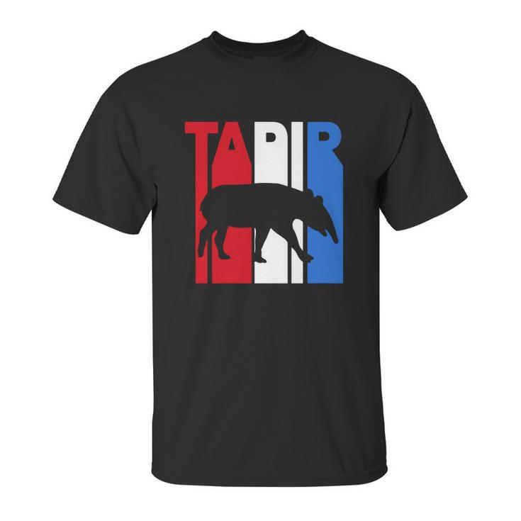 Retro Rwnb Tapir Silhouette T-Shirt Unisex T-Shirt