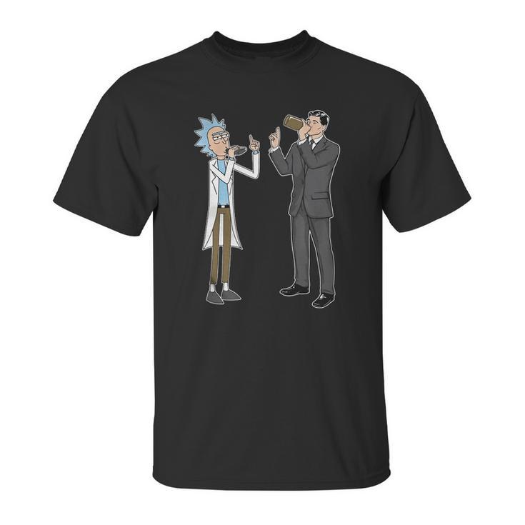 Rick And Archer Drinking Shirt Unisex T-Shirt