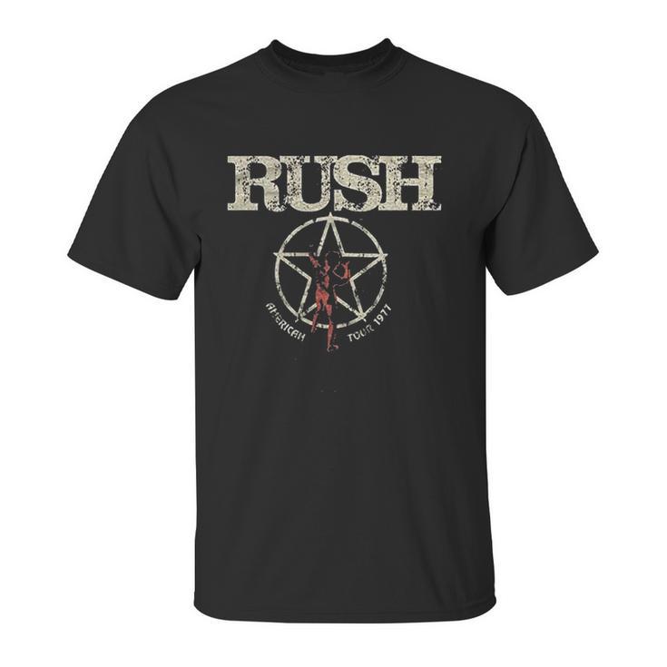 Rush American Tour 1977 Unisex T-Shirt