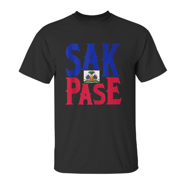 Sak Pase Art  Cute Haitian Creole Pride Unisex T-Shirt