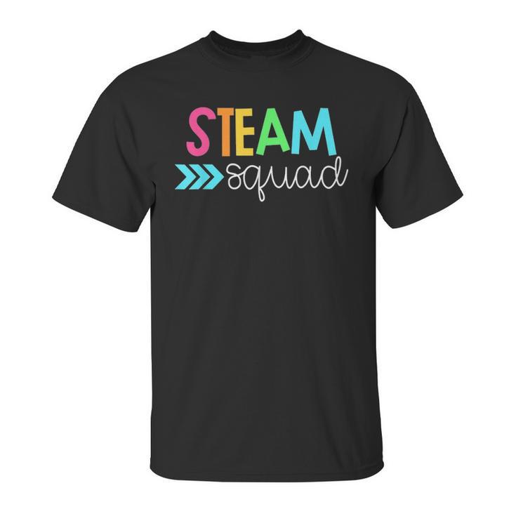 Science Tech Engineering Math Art S   Steam Squad Unisex T-Shirt