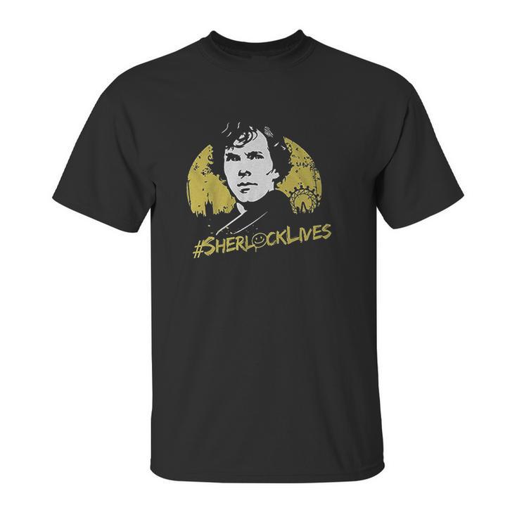 Sherlocklives Benedict Cumberbatch Nerd Unisex T-Shirt