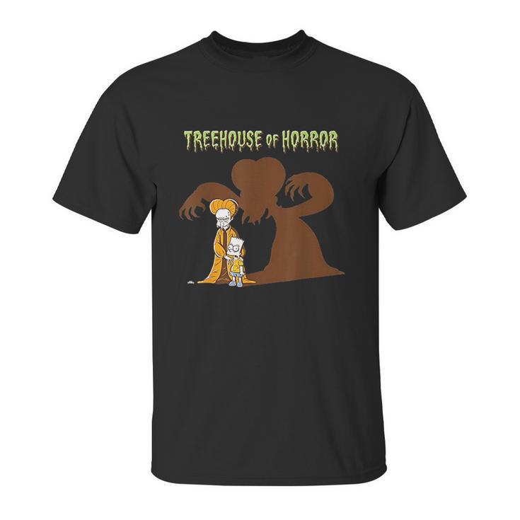 The Simpsons Treehouse Of Horror Dracula Burns And Bart Unisex T-Shirt